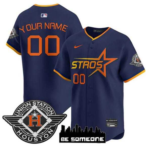 Men's Houston Astros Active Player Custom Navy 2025 City Connect Limited Stitched Baseball Jersey,We sell and wholesale Men's Houston Astros Active Player Custom Navy 2025 City Connect Limited Stitched Baseball Jersey on line form chian!